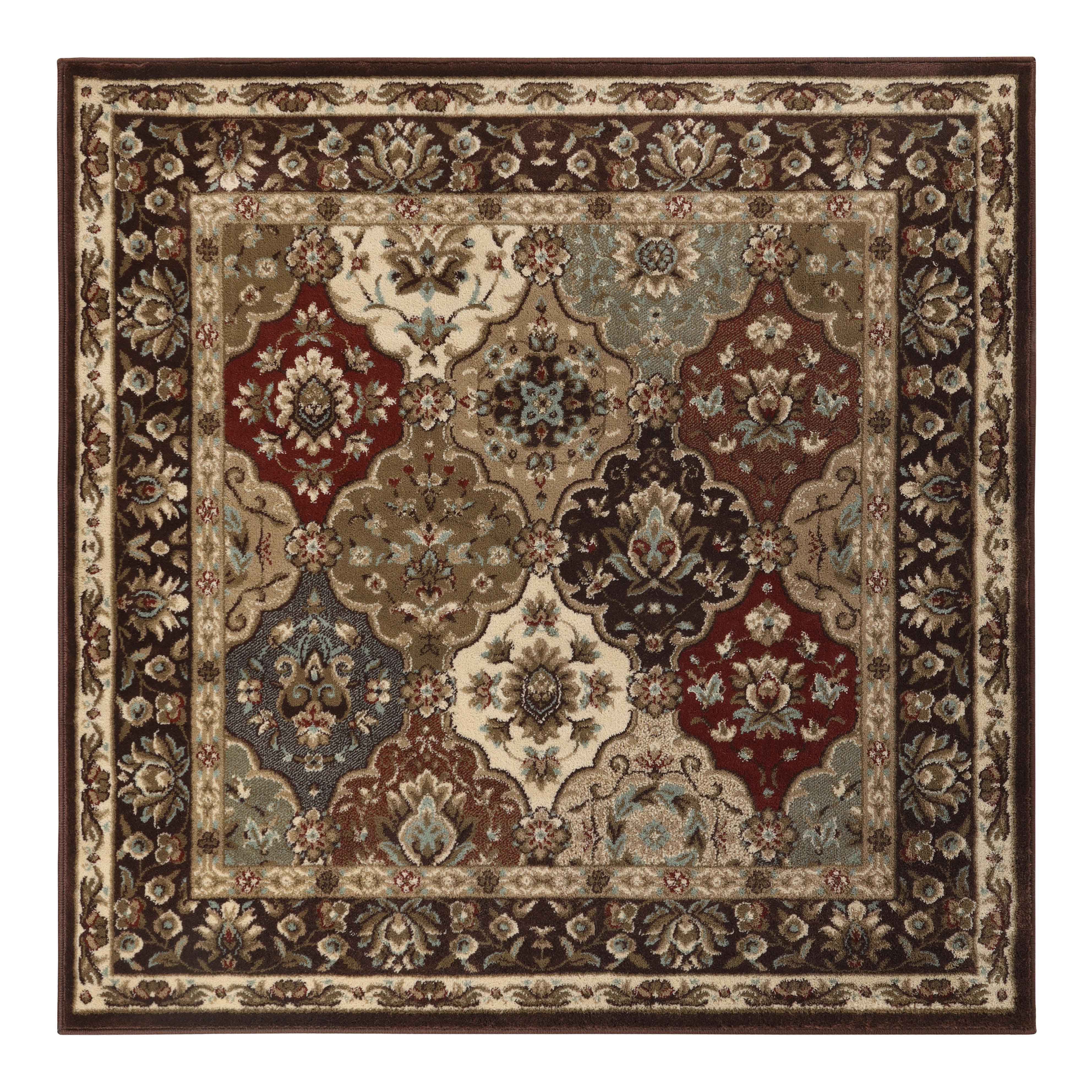 Palmyra Traditional Floral Medallion Indoor Area Rug - Non-Slip Living Room Carpet, Bedroom Runner Rug for Home Decor | Perfect for Hallway, Entryway & Cozy Spaces
