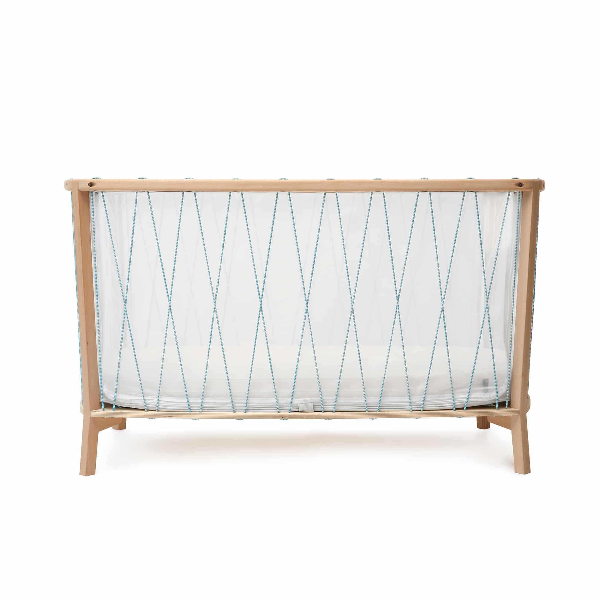 Charlie Crane Kimi Baby Bed with Organic Mattress - Safe & Comfortable Nursery Crib for Newborns & Toddlers - Perfect for Bedrooms, Daycare & Travel