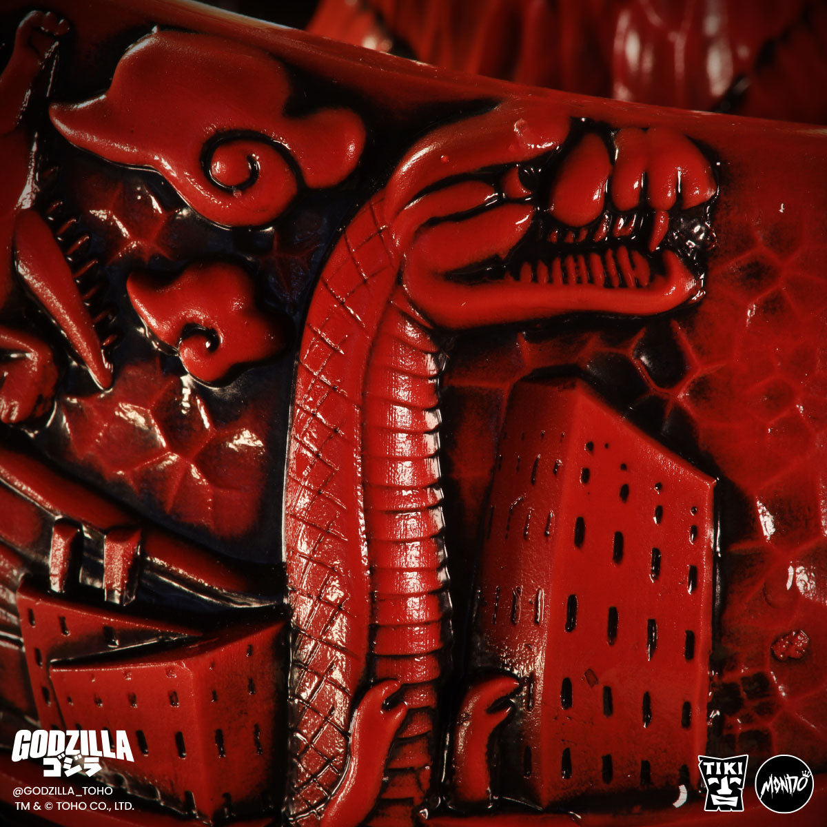 Godzilla Destroy All Monsters Scorpion Bowl - Fire Dragon Variant Collectible Figure | MonsterVerse Action Figure for Display & Collection | Perfect for Fans, Home Decor & Gifts