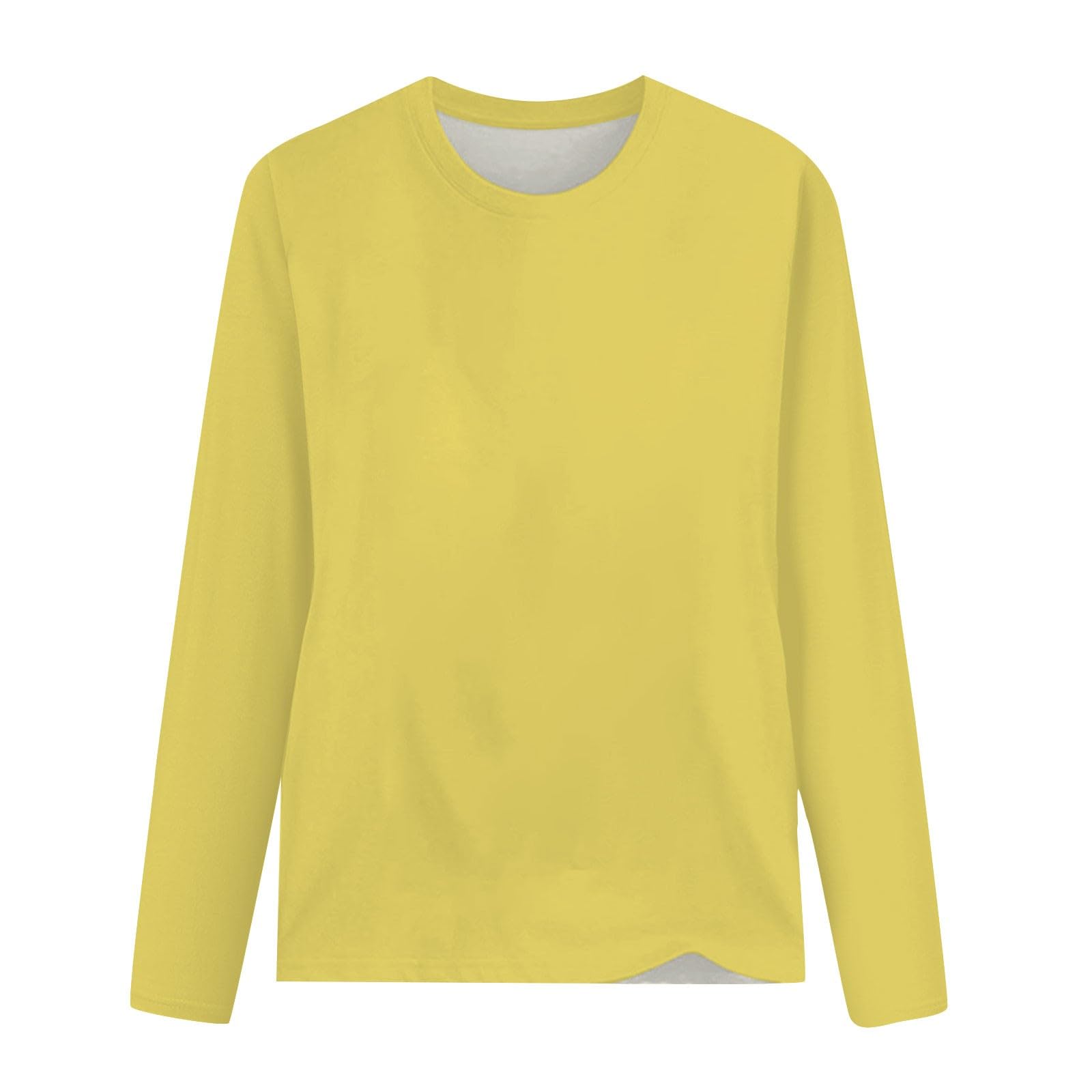 Women's Lightweight Oversized Crewneck Sweatshirt - Long Sleeve Y2K Fashion Top for Fall | Casual Loungewear, Streetwear & Layering Outfits
