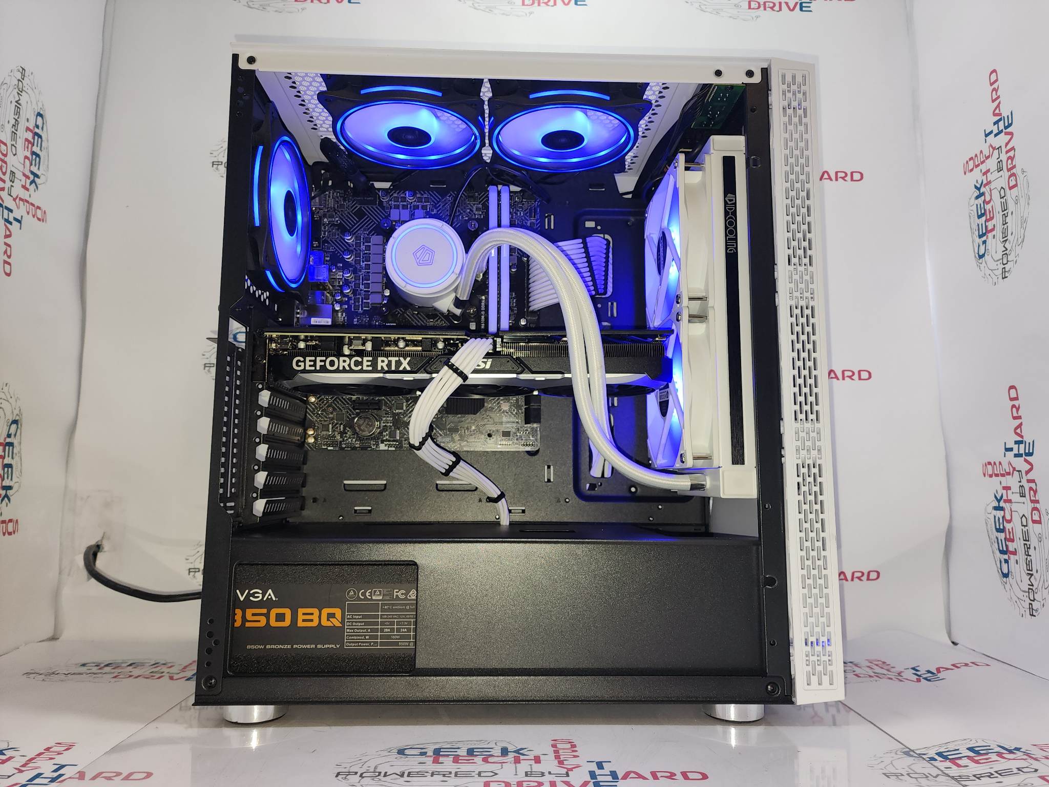 Pinnacle High-Performance Gaming Desktop PC - Intel Core i9, NVIDIA RTX 3080 Ti, 500GB/1TB/2TB SSD, 32GB/64GB RAM, Liquid Cooling, WiFi - Black & White (Perfect for Esports, Streaming & 4K Gaming)