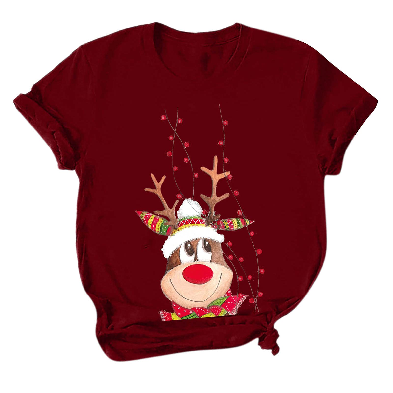 Women's Casual Short Sleeve Graphic Tee Shirts - Soft Cotton Pullover Tops for Everyday Wear | Perfect for Streetwear, Lounge & Summer Outfits