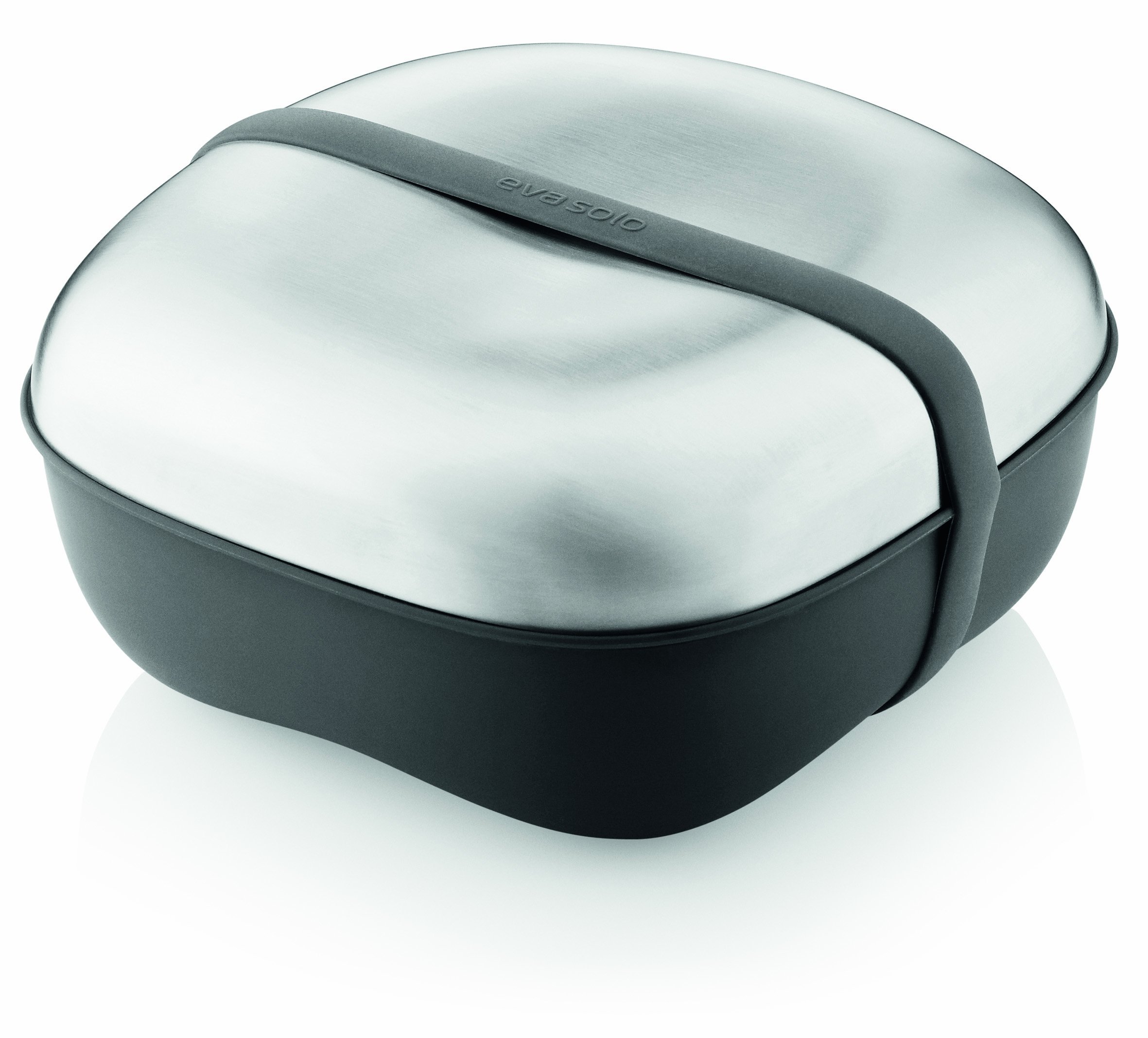 Eva Solo Insulated Lunch Box 15x15cm - Gray Matte Lid for Office, School & Picnic | BPA-Free Food Container for Healthy Meals On-The-Go