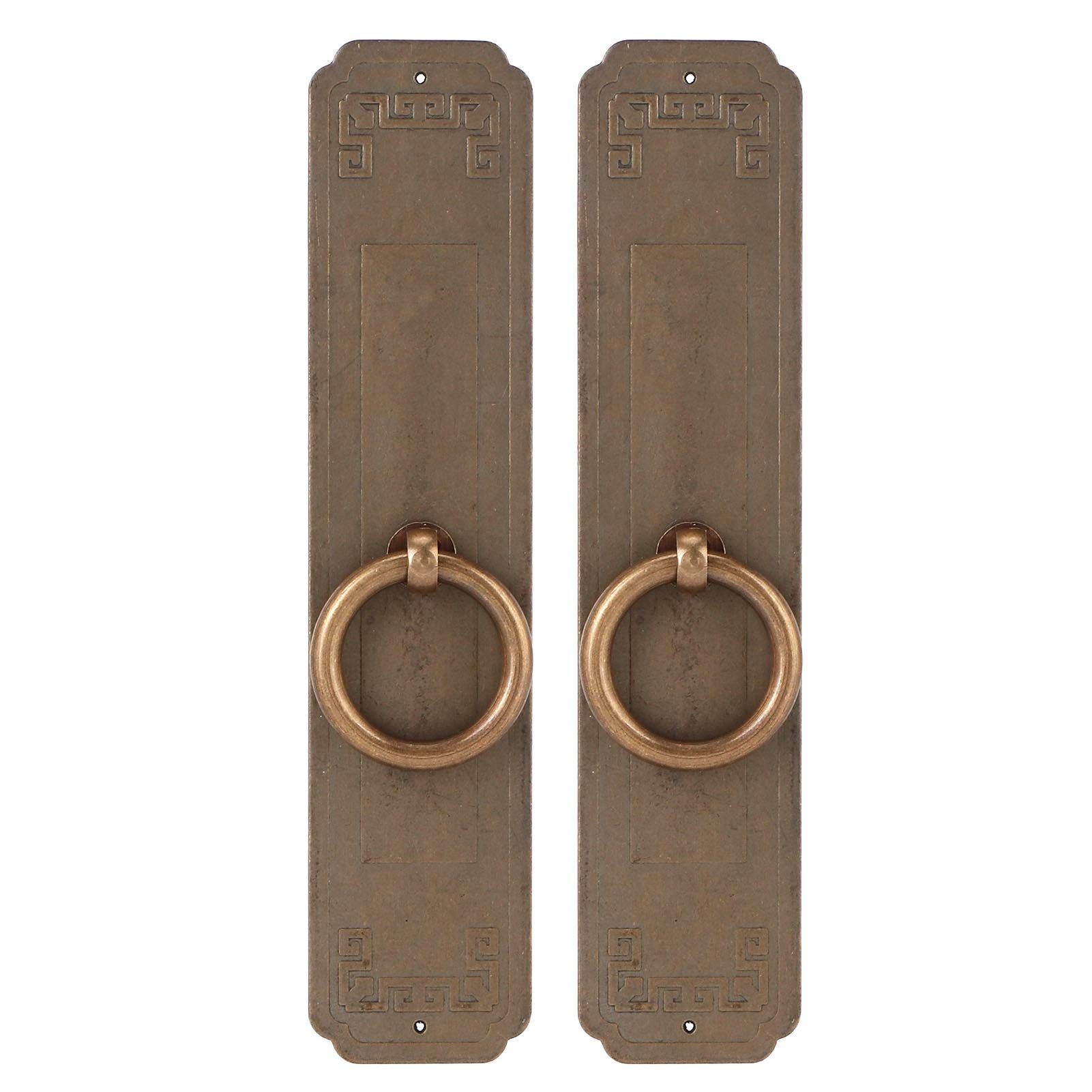 Vintage Brass Cabinet Door Handle - Single Hole Antique Drawer Pull for Wardrobe, Dresser & Furniture (Perfect for Kitchen Cabinets, Bedroom Furniture & Home Decor)