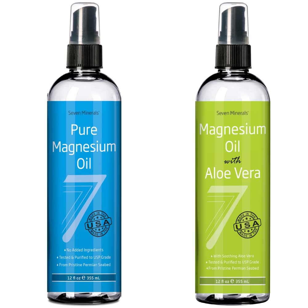 Pure Magnesium Oil & Aloe Vera Spray - Muscle Relaxation & Sleep Aid