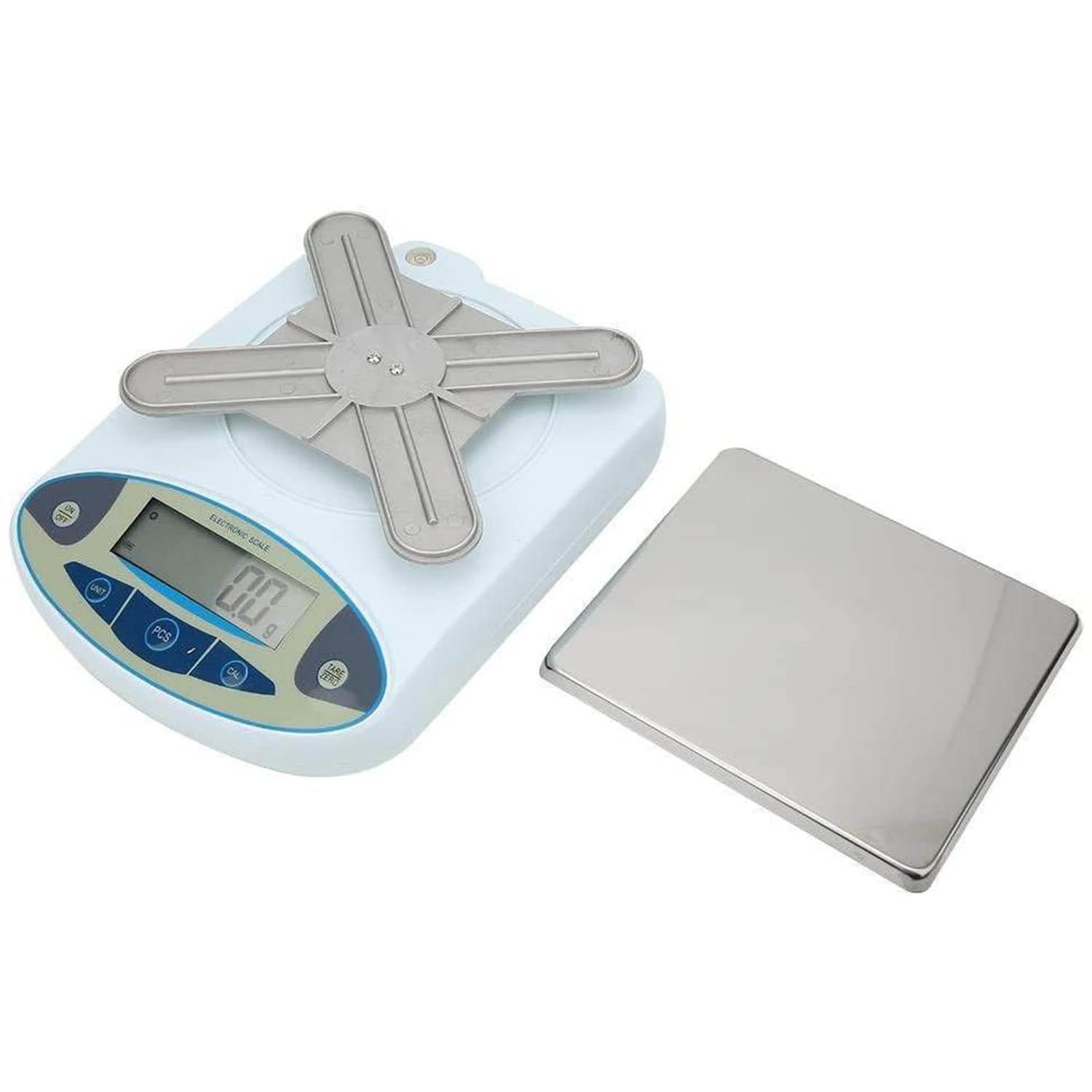 High Precision Digital Analytical Balance 2000g x 0.01g - Lab Scale, Jewelry Scale & Kitchen Scale for Scientific Research, Gem Weighing & Cooking Measurements