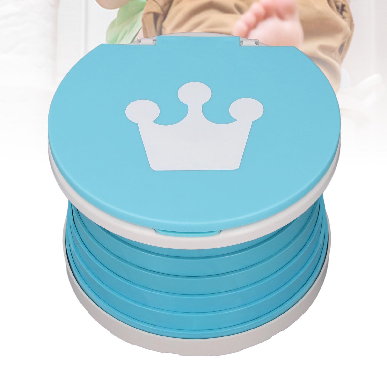 Foldable Training Toilet for Toddlers - ABS Portable Potty Chair | Travel, Camping & Emergency Use | Indoor & Outdoor Baby Toilet for Home, Car & Camping Trips