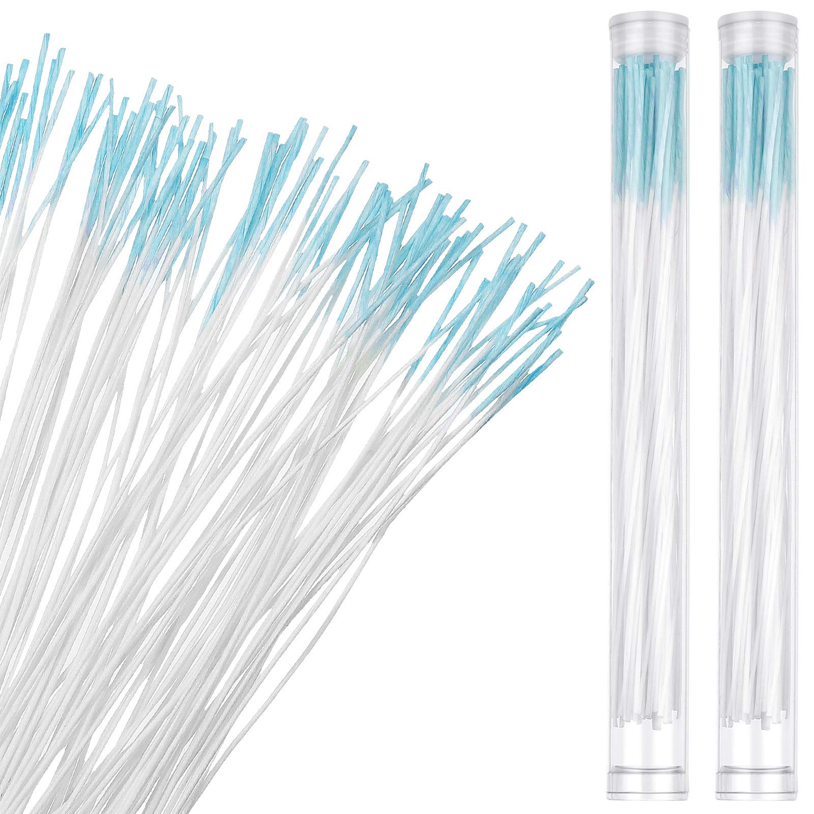Maitys 180 Pcs Disposable Earring Hole Cleaners - Rose Scented Piercing Floss for Odor Removal & Aftercare (Blue) | Gentle Ear Care Solution for New & Healed Piercings | Perfect for Daily Hygiene & Jewelry Maintenance