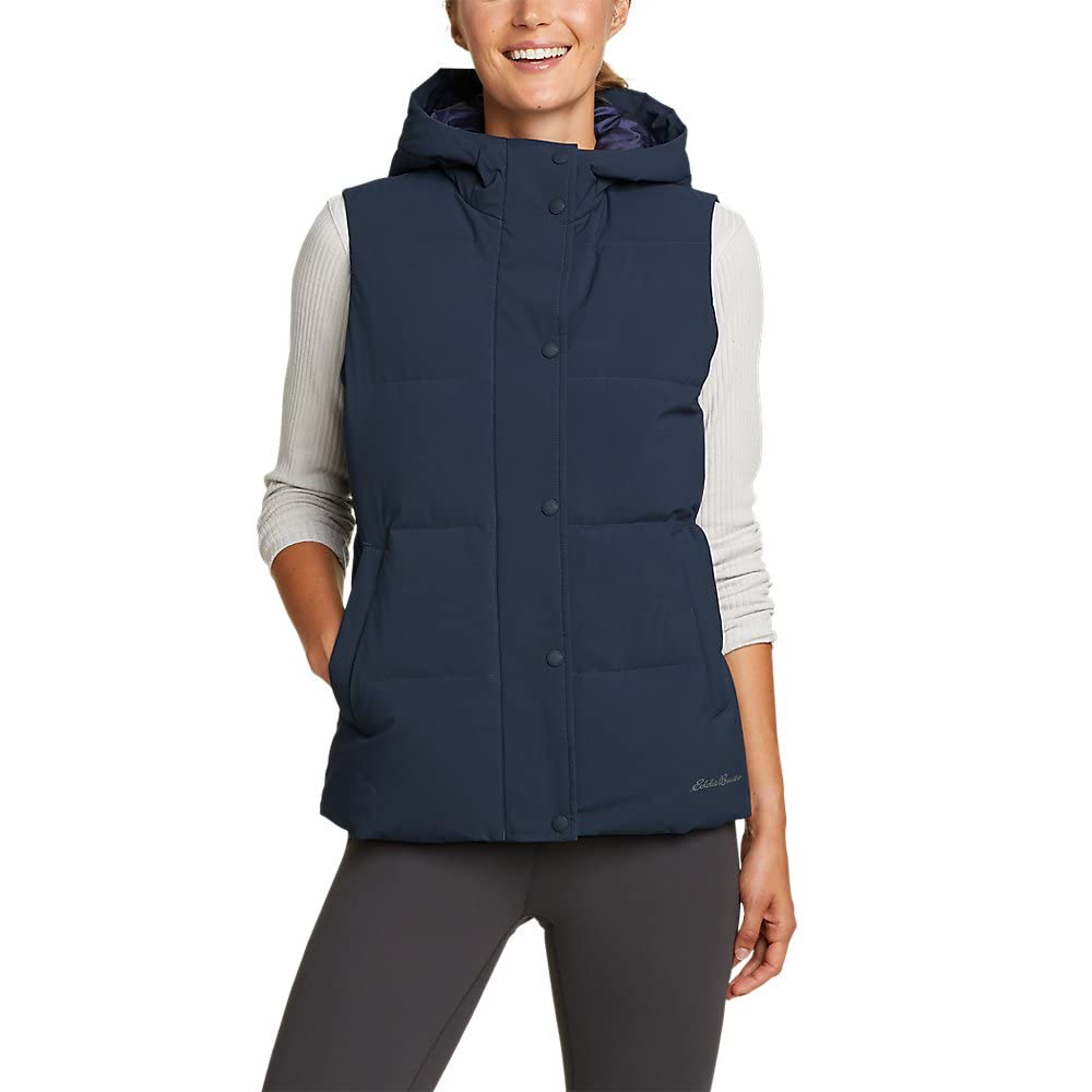 Eddie Bauer Women's Lightweight Packable Down Vest - Warm Quilted Puffer Vest for Outdoor Activities, Hiking & Casual Wear