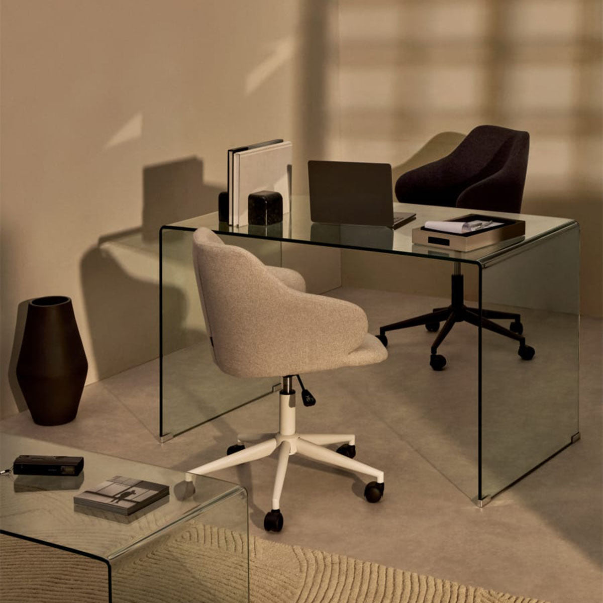 Exquisite Murano Glass Desk - Handcrafted Italian Artistry for Home & Office Decor | Perfect for Living Room, Study, or Executive Workspace