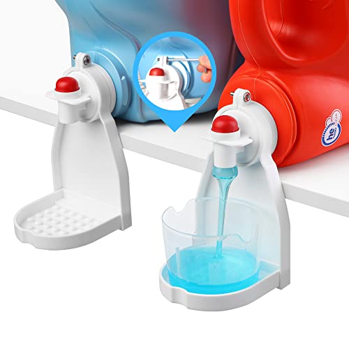 2 Pack-White laundry detergent cup holder