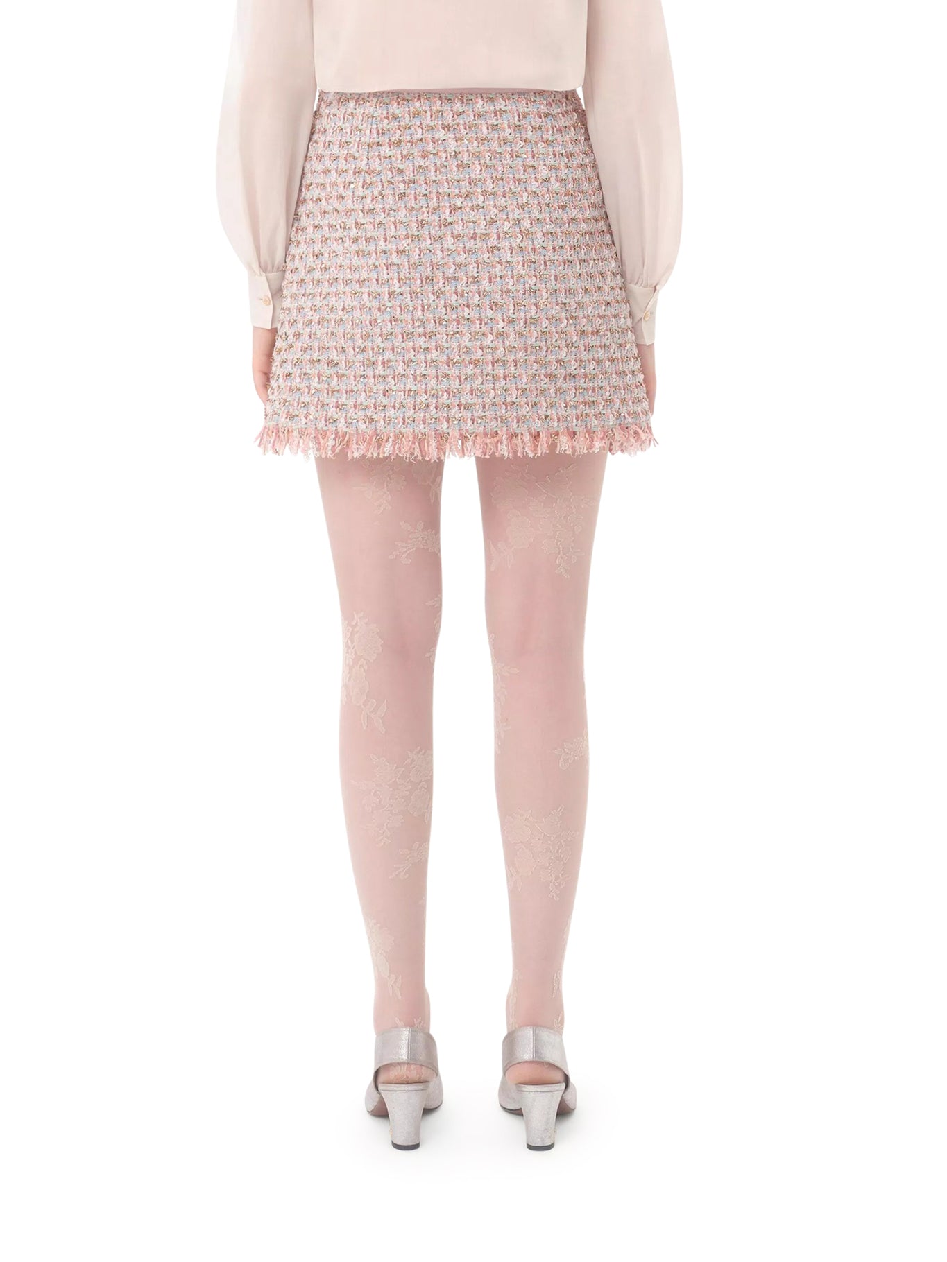 Embroidered Floral Skirt for Women - Elegant A-Line Midi Skirt with High Waist - Perfect for Casual Outfits, Office Wear & Summer Dresses