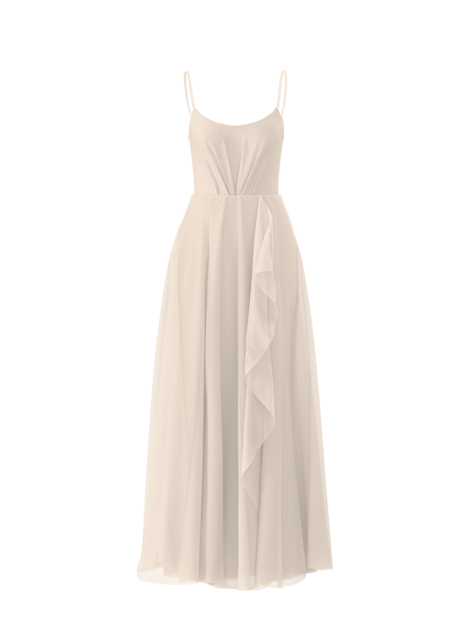 Campbell Bodice & Jaycie Skirt Set in Cream - Elegant Women's Fashion Outfit for Parties, Weddings & Special Occasions