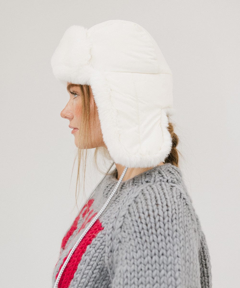 Leda Trapper Hat for Men & Women - Warm Winter Fur Hat with Ear Flaps - Cozy Outdoor Hunting & Snow Hat for Cold Weather - Perfect for Skiing, Hiking & Snowboarding