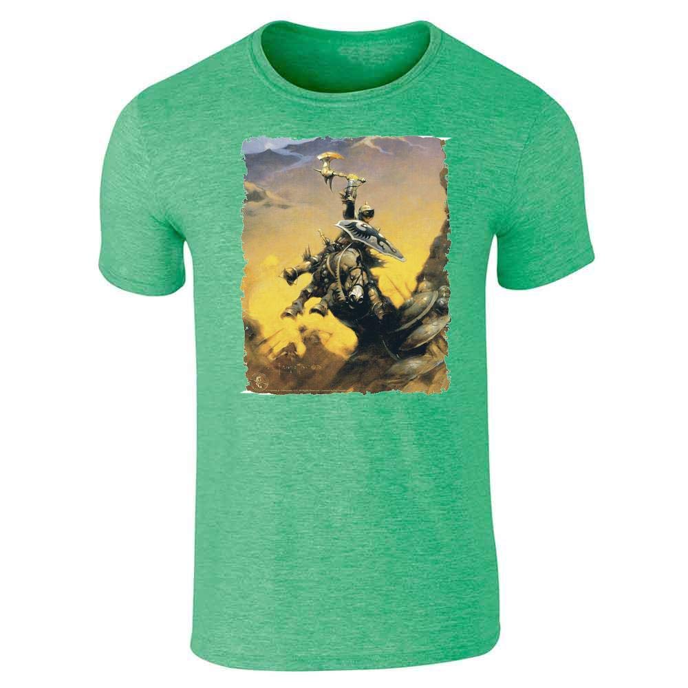 Eternal Champion by Frank Frazetta Men's Graphic T-Shirt - Vintage Art Tee for Casual Wear & Comic Con