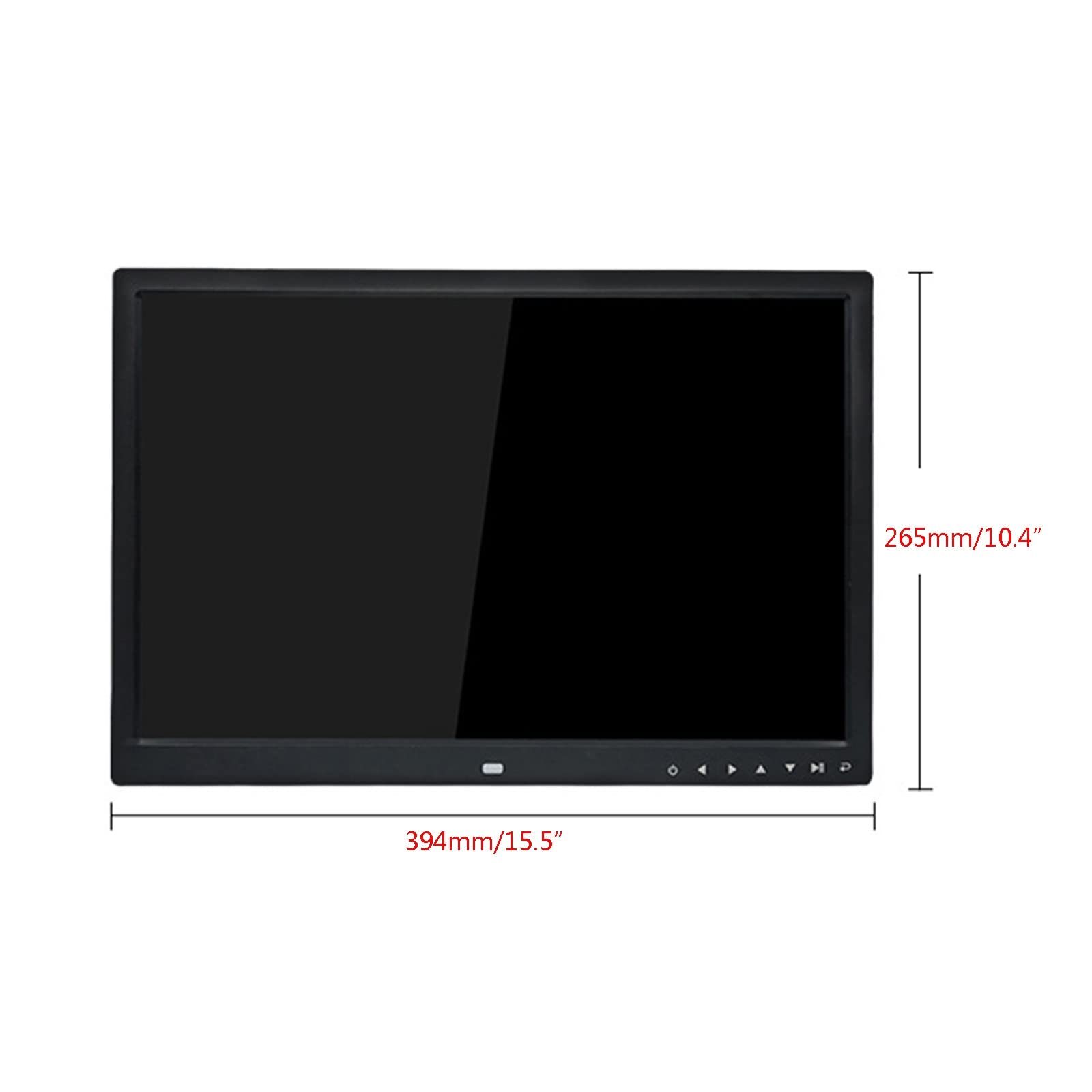 17.1 Inch Digital Photo Frame with HDMI Touch Screen - Portable Electronic Picture Display for Home & Office Decoration - Perfect Gift for Birthday, Wedding & Anniversary - Wall Mount & Tabletop Display for Family Photos