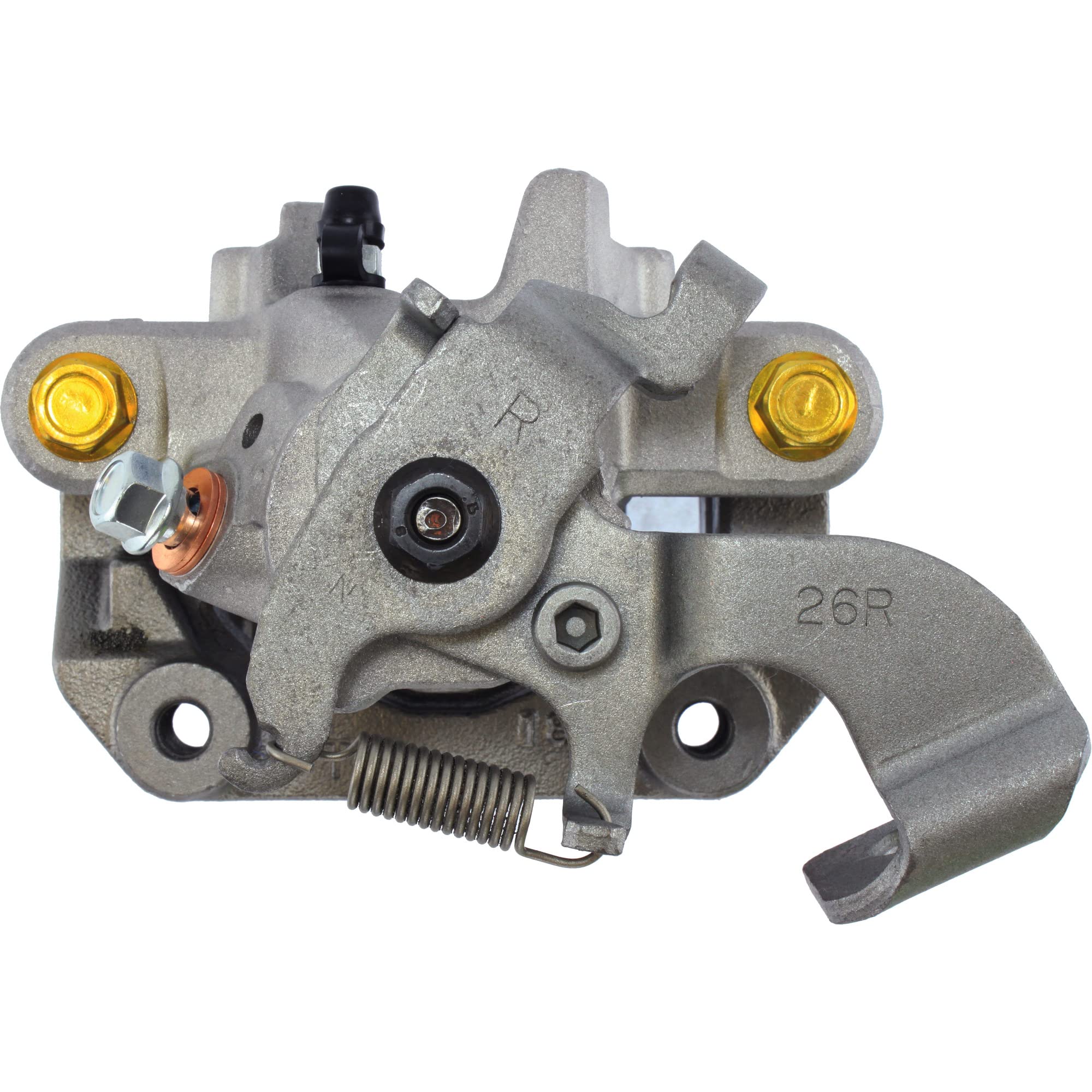 Centric 141.44647 Semi-Loaded Caliper Housing with Bracket, Cable Guide, Lever & Spring - Perfect for Bicycle Brake Repair & Maintenance