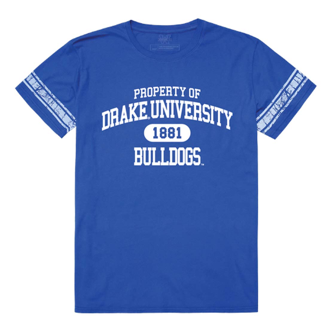 Drake Bulldogs NCAA Officially Licensed Football T-Shirt for Men - Small Size - Perfect for Game Day, Tailgating, and School Spirit Events
