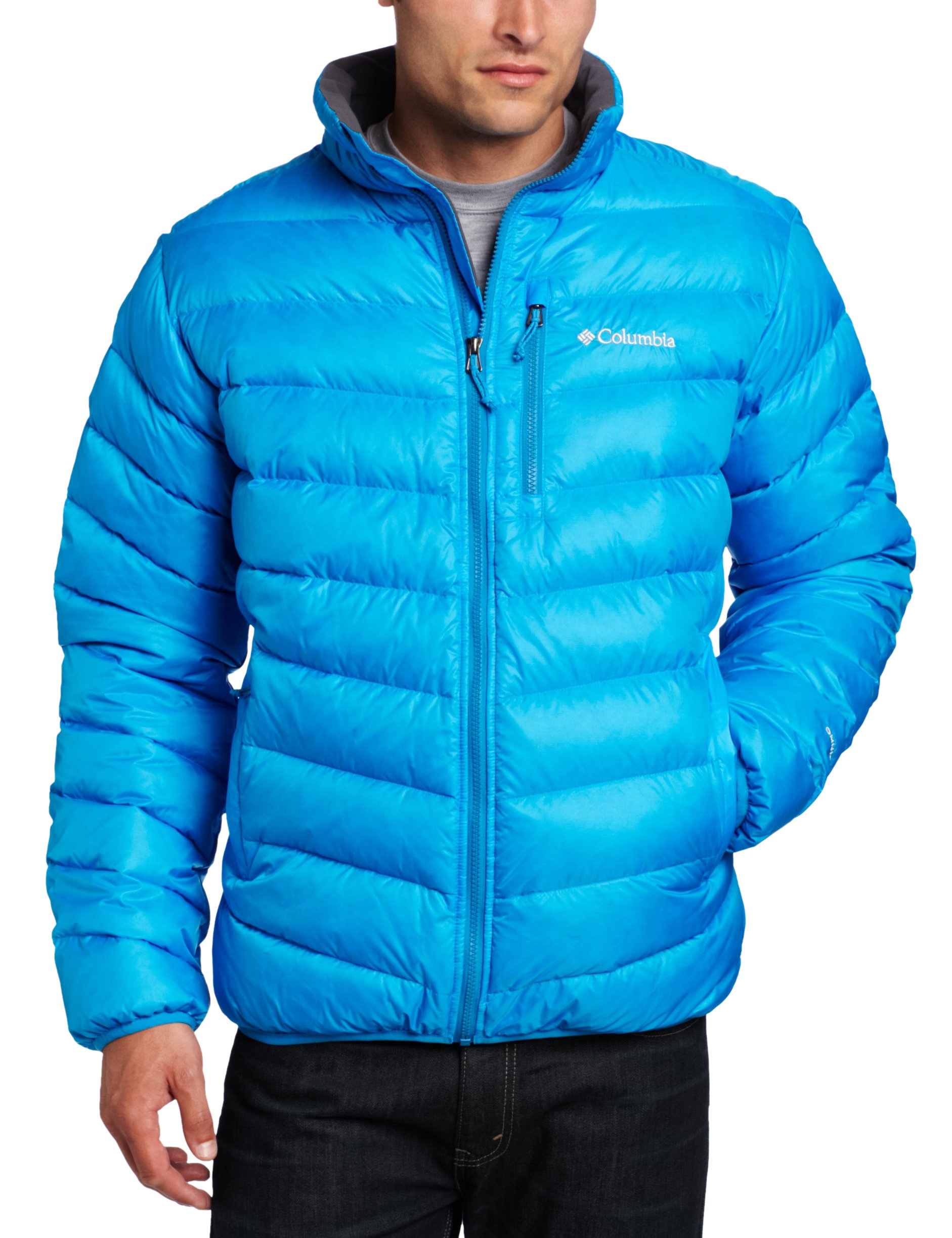 Columbia Men's Hellfire Down Jacket - Lightweight Waterproof Winter Jacket for Hiking & Outdoor Activities | Cold Weather Insulated Coat for Snow & Extreme Conditions