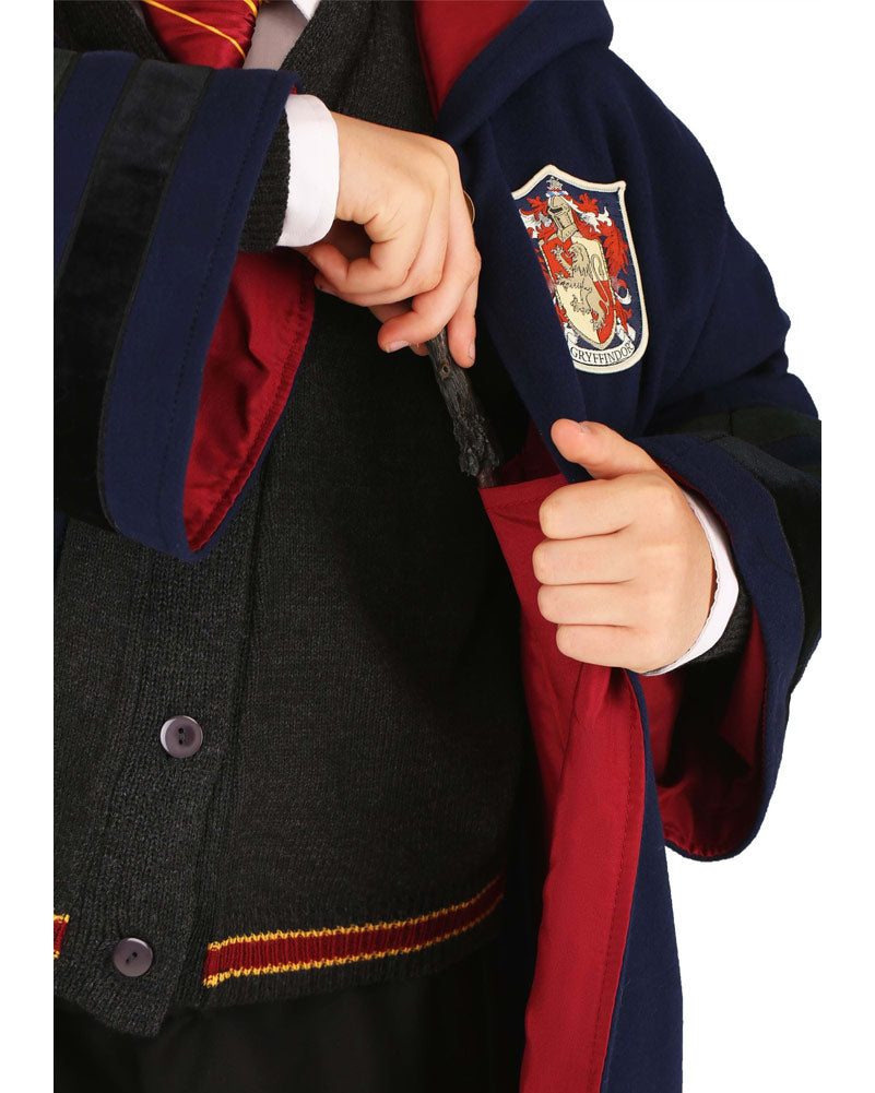 Authentic 1920s Style Harry Potter Gryffindor Robe Costume for Kids - Perfect for Halloween, Cosplay & Themed Parties