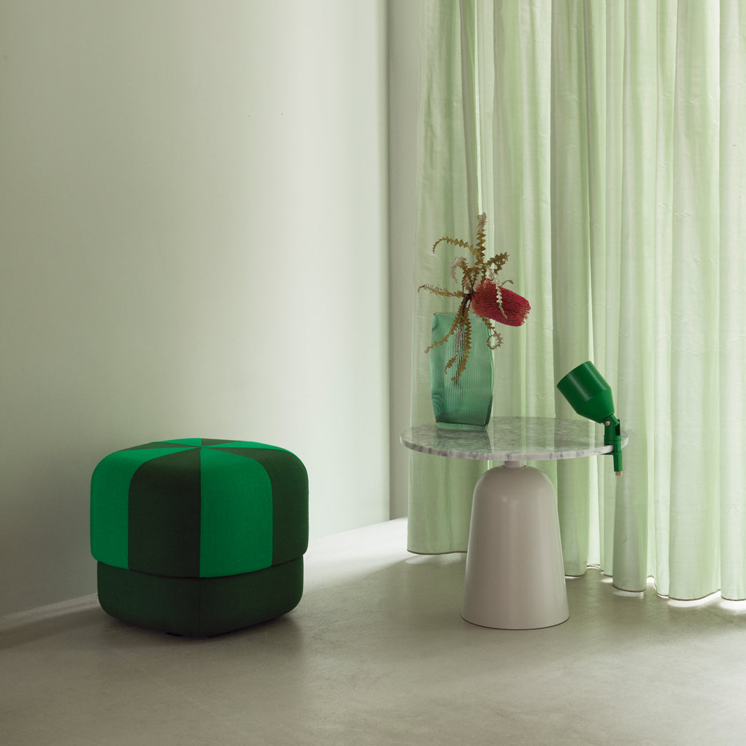Legal Circus Pouf Duo Ottomans by Normann Copenhagen - Stylish Modern Footstools for Living Room, Bedroom & Lounge Decor
