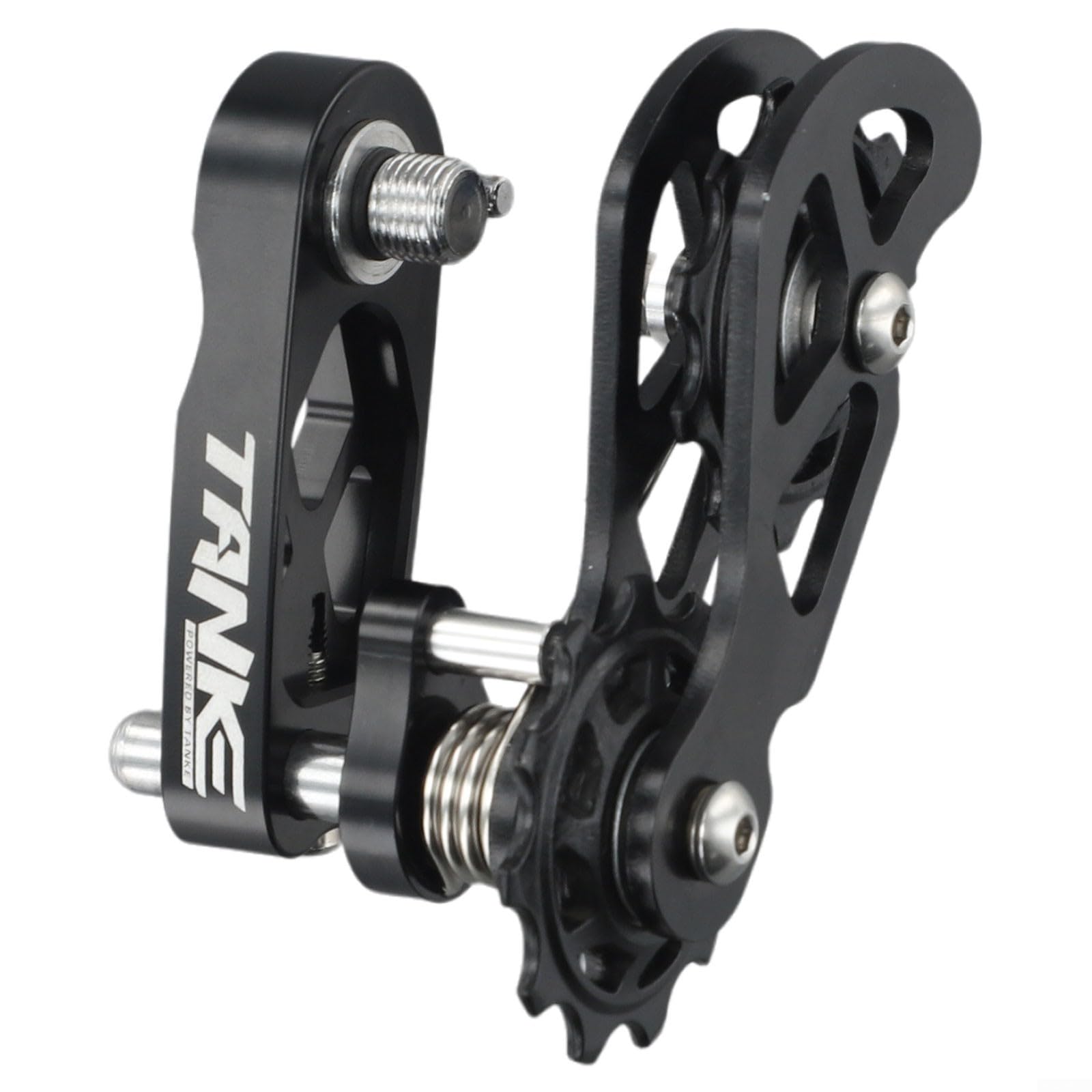 Single Speed Bike Chain Tensioner - 8/12 Speed Bicycle Chain Converter for Enhanced Performance (Black) | Perfect for Urban Commuting & Fixie Bikes