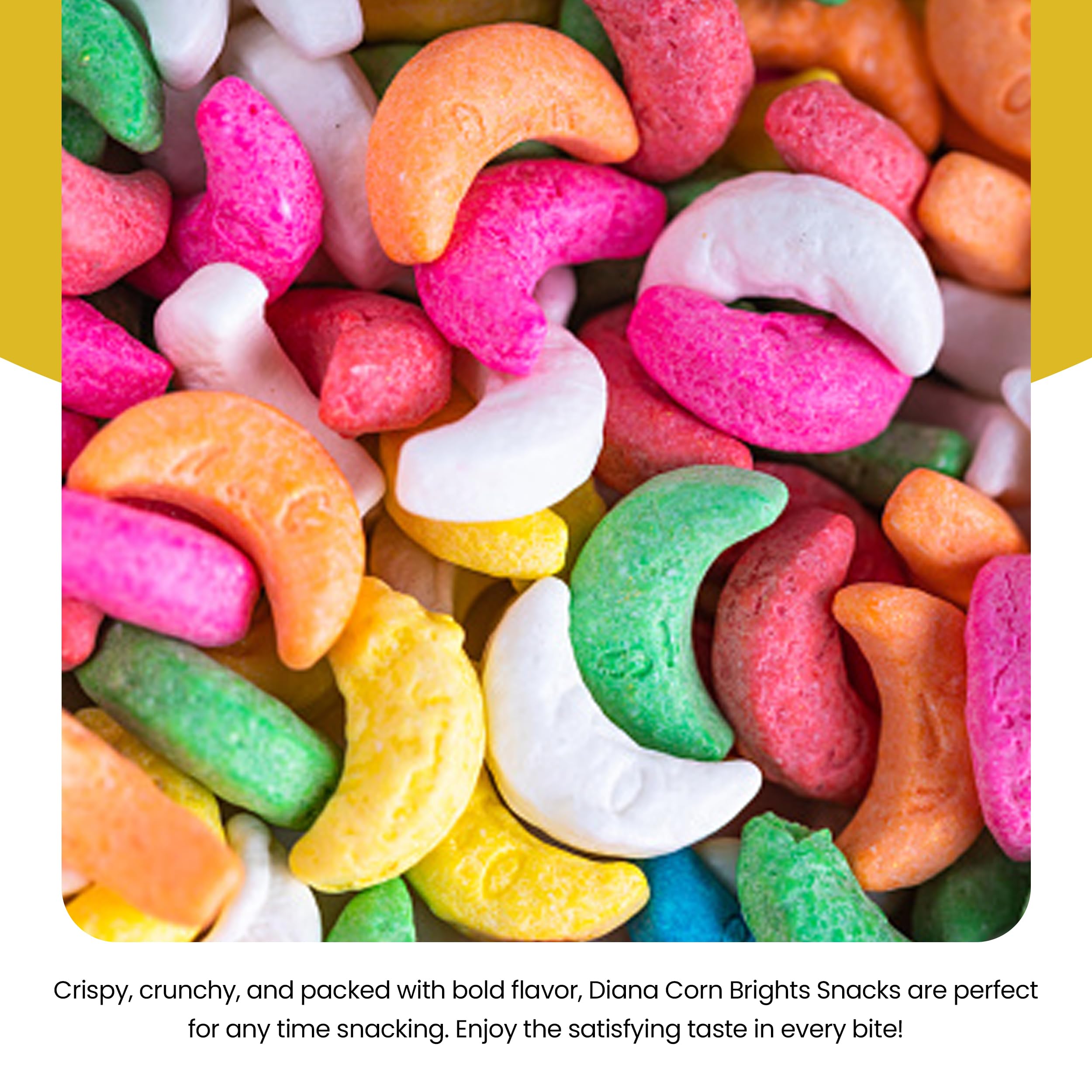 Diana Corn Brights Snacks - 4.76oz Crunchy Corn Chips | Perfect for Parties, Movie Nights & On-the-Go Snacking