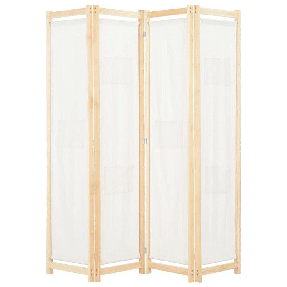 4-Panel Room Divider - Privacy Screen, Wall Partition & Room Separator for Home, Office, and Event Spaces - Perfect for Creating Private Spaces in Living Rooms, Bedrooms, and Studios