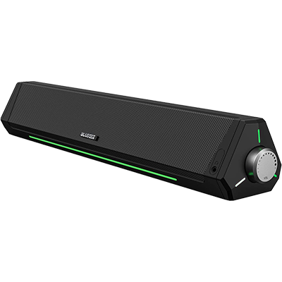 Premium Wired Computer Sound Bar with Stereo Sound - Perfect for Gaming, Movies & Music on PC, Laptop & Desktop