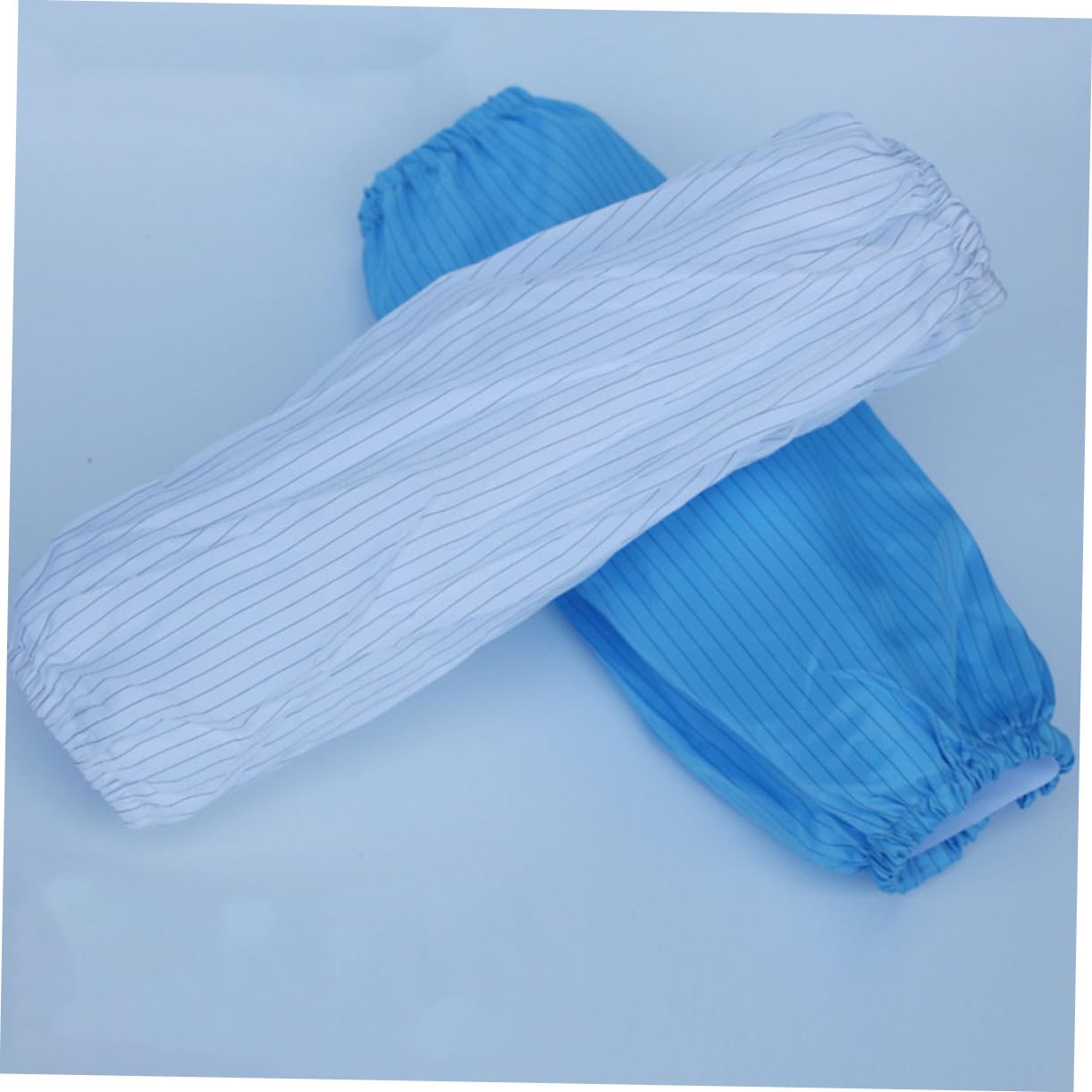 GALPADA 3 Pairs Oil Resistant Arm Sleeves - Protective Work Sleeves with Gloves for Cooking, Cleaning & Kitchen Safety - White Arm Covers for Food Handling & Household Chores