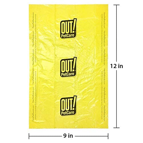 OUT! Strong Leak-Proof Dog Waste Bags - 120 Count Eco-Friendly Green Poop Bags for Dogs | Perfect for Park Walks, Hiking & Backyard Cleanup