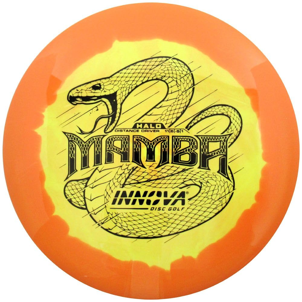 INNOVA Halo Star Mamba Distance Driver Golf Disc - Premium Long Range Frisbee for Disc Golf | Tournament Ready, Multiple Colors Available | Perfect for Backhand & Forehand Throws, Open Field Play