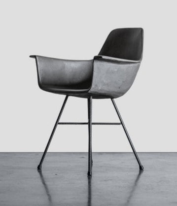 Hauteville Armchair by Lyon Beton - Modern Lounge Chair for Living Room, Office & Reading Nook - Durable & Stylish Accent Furniture