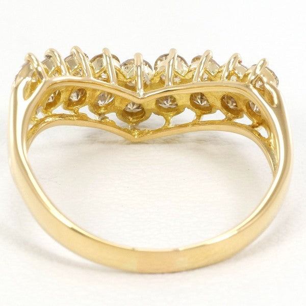 18K Yellow Gold Diamond Ring for Women - Elegant Solitaire Engagement & Wedding Band - Perfect for Proposals, Anniversaries & Special Occasions