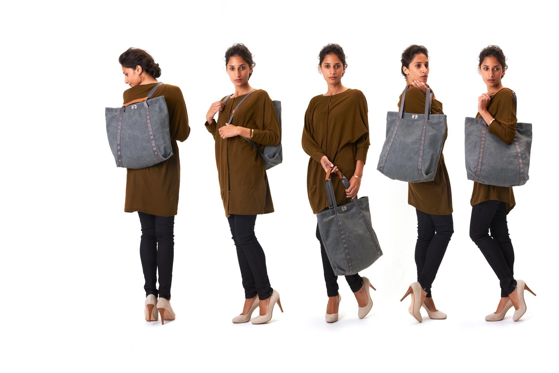 Qwstion Eco-Friendly Reusable Shopping Bag - Stylish & Durable Cotton Tote for Groceries, Work & Travel | Sustainable Fashion Accessory