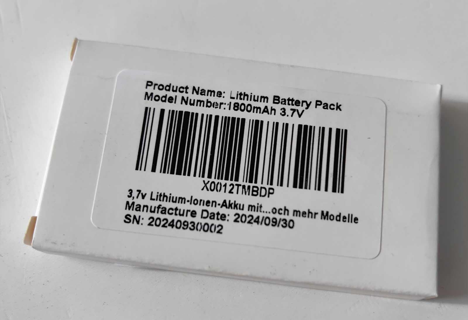 3.7V 1800mAh Replacement Battery for Corsair HS80/HS70/Virtuoso RGB SE Wireless Headset & HyperX Cloud Stinger 2/Cloud II - Long-Lasting Power for Gaming, Streaming & Work Calls