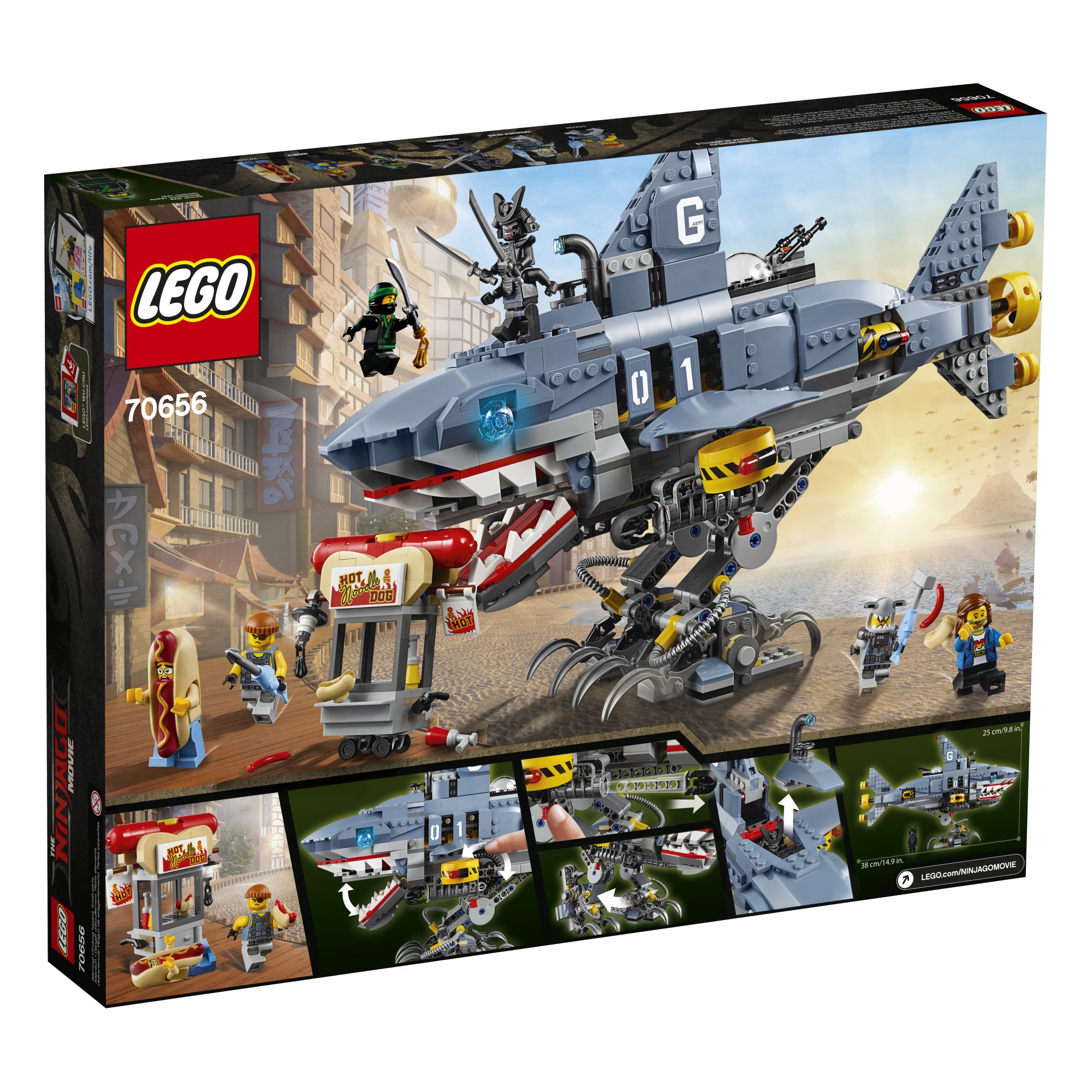 LEGO The NINJAGO Movie Lord Garmadon Building Kit 70656 - 830 Pieces, Amazon Exclusive Toy Set for Kids & Collectors - Perfect for Creative Play & Ninja-Themed Adventures