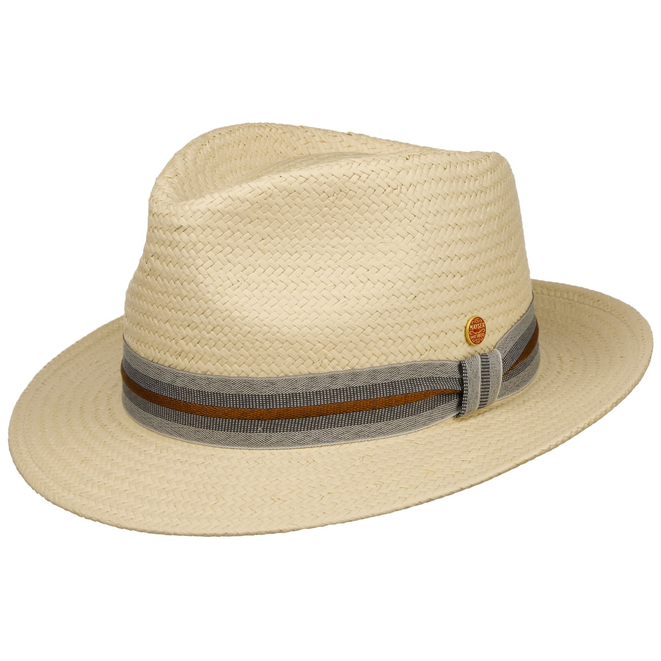 Stylish Mayser Maleo Trilby Straw Hat for Men – Perfect for Summer, Beach, and Outdoor Activities