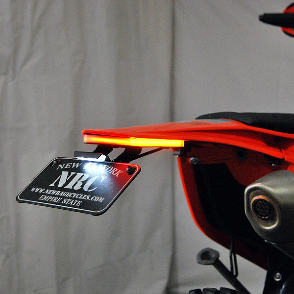 KTM 250 350 450 500 EXC F Fender Eliminator Kit for 2017-2023 Models - Rear Fender Tail Tidy License Plate Mount for Off-Road Motorcycle & Dirt Bike Accessories