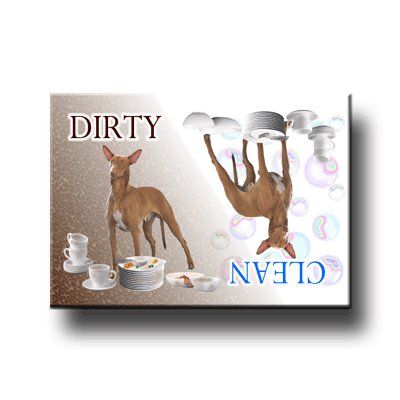 Premium Pharaoh Hound Dishwasher Magnet - Funny Dog Lover Kitchen Decor for Fridge, Washer & Metal Surfaces - Perfect Gift for Pet Owners