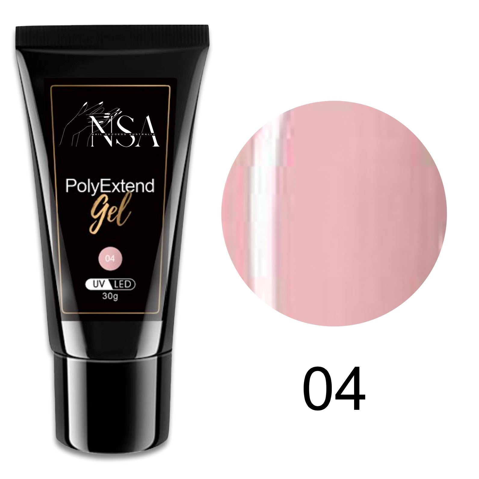 PolyGel PolyExtend Gel in a Tube - Professional Nail Extension Kit for Salon & DIY Manicures at Home