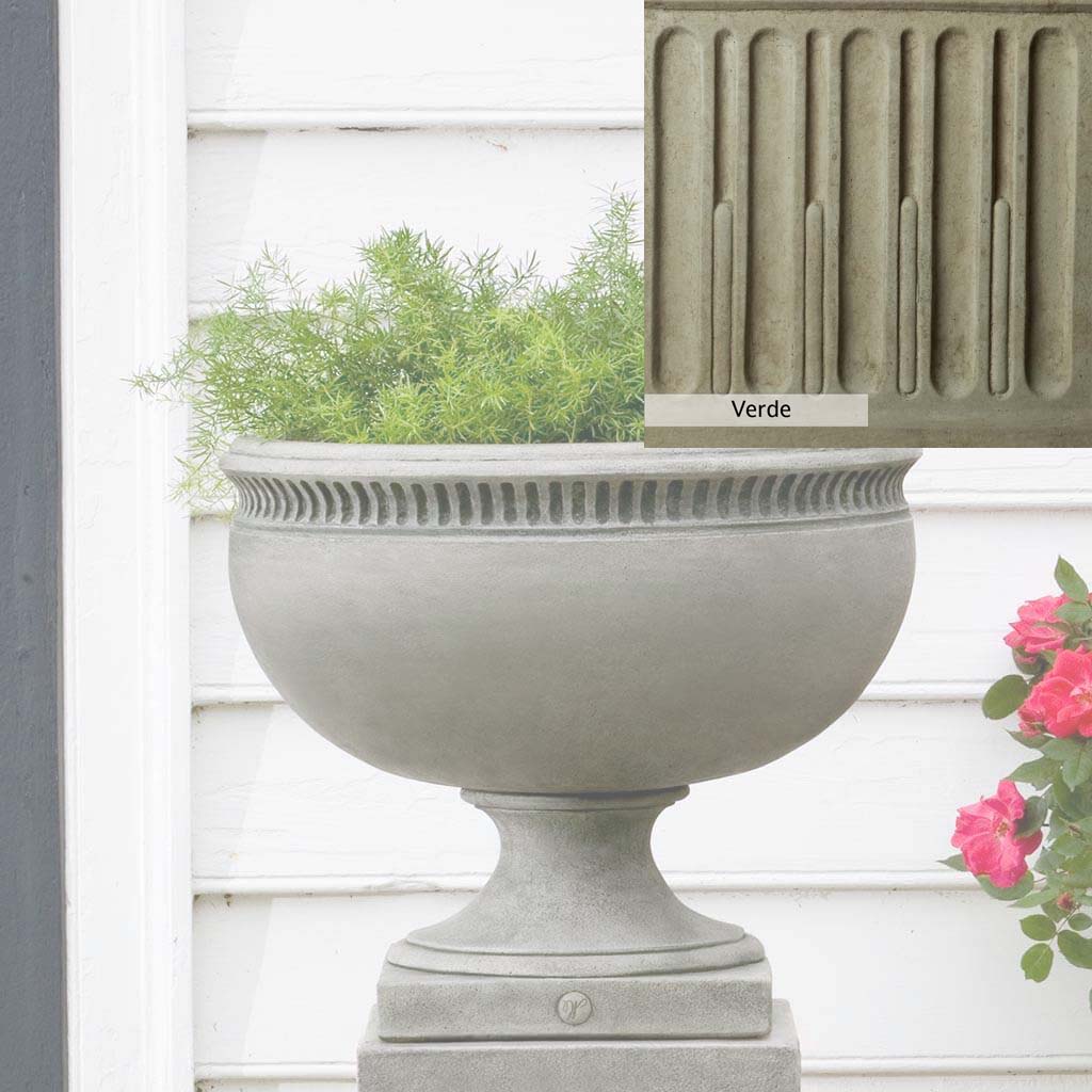 Campania International Williamsburg Tayloe House Urn - Classic Garden Urn for Outdoor Decor, Patio, and Landscaping | Durable Resin Planter for Flowers and Plants