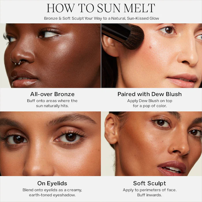 Saie Sun Melt Natural Cream Bronzer - Vegan, Cruelty-Free, Buildable Glow for a Sun-Kissed Look | Perfect for Everyday Wear & Special Occasions