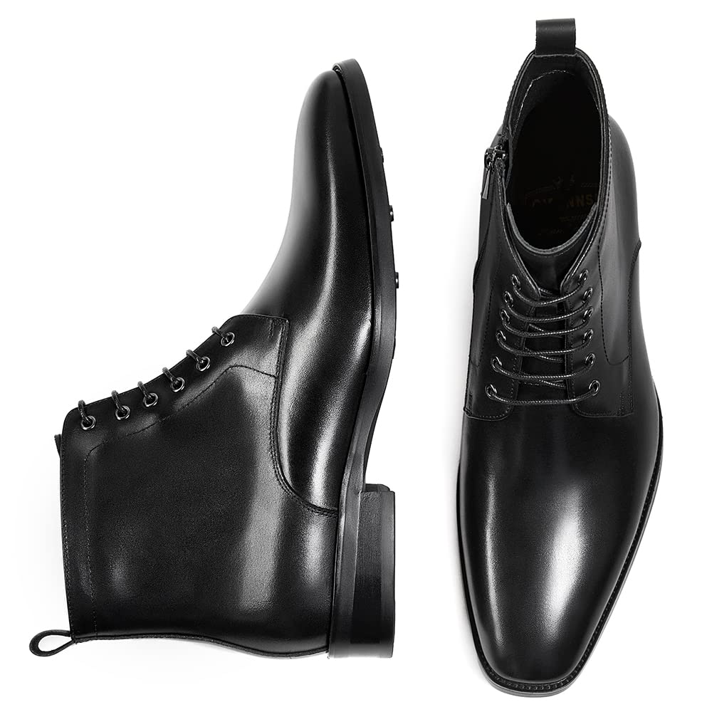 Premium Men's Chukka Boots - Genuine Leather Dress Oxford & Chelsea Boots for Men | Casual & Formal Wear | Office, Date Night, Business Events