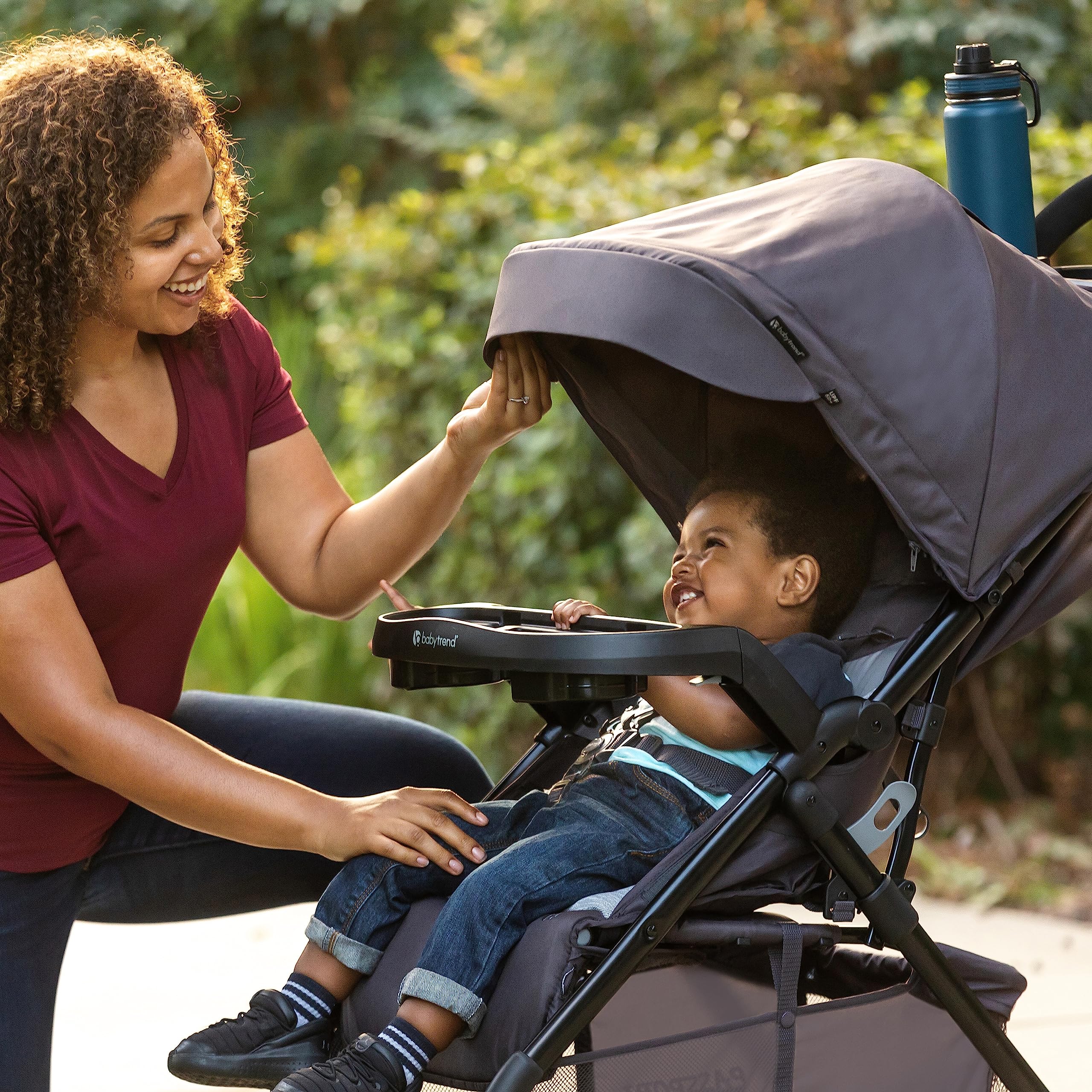 Baby Trend Passport® Travel System Stroller with EZ-Lift™ Infant Car Seat - Lightweight Compact Stroller for Newborns & Toddlers | Perfect for Air Travel, Shopping & Daily Walks (Dash Pink)