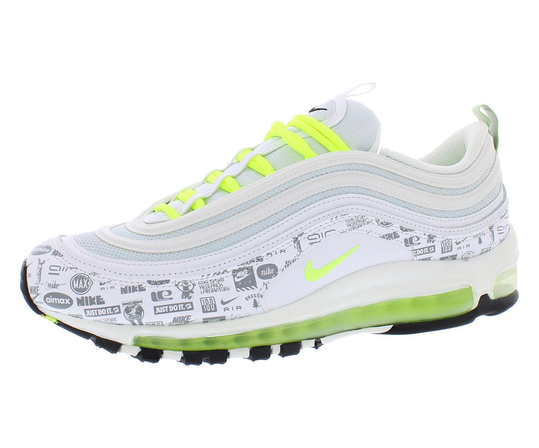 Nike Men's Air Max 97 Reflective Logo Running Shoes - Size 9.5 | Lightweight Cushioned Sneakers for Jogging, Gym Workouts & Casual Wear
