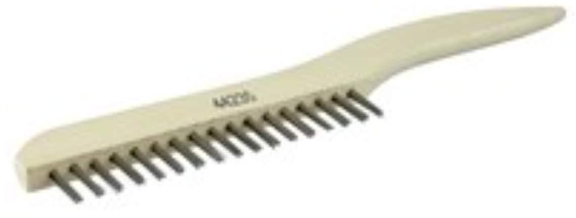 Weiler 44235 Stainless Steel Hand Wire Scratch Brush - 012 Fill, Shoe Handle, 1x17 Rows (Pack of 12) | Made in USA | Ideal for Metal Cleaning, Rust Removal & Surface Preparation