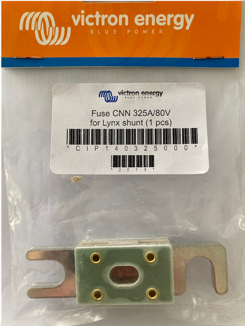 Lynx Shunt Fuse 325A 80V Fast-Acting High Current Fuse for Marine, RV, and Solar Power Systems