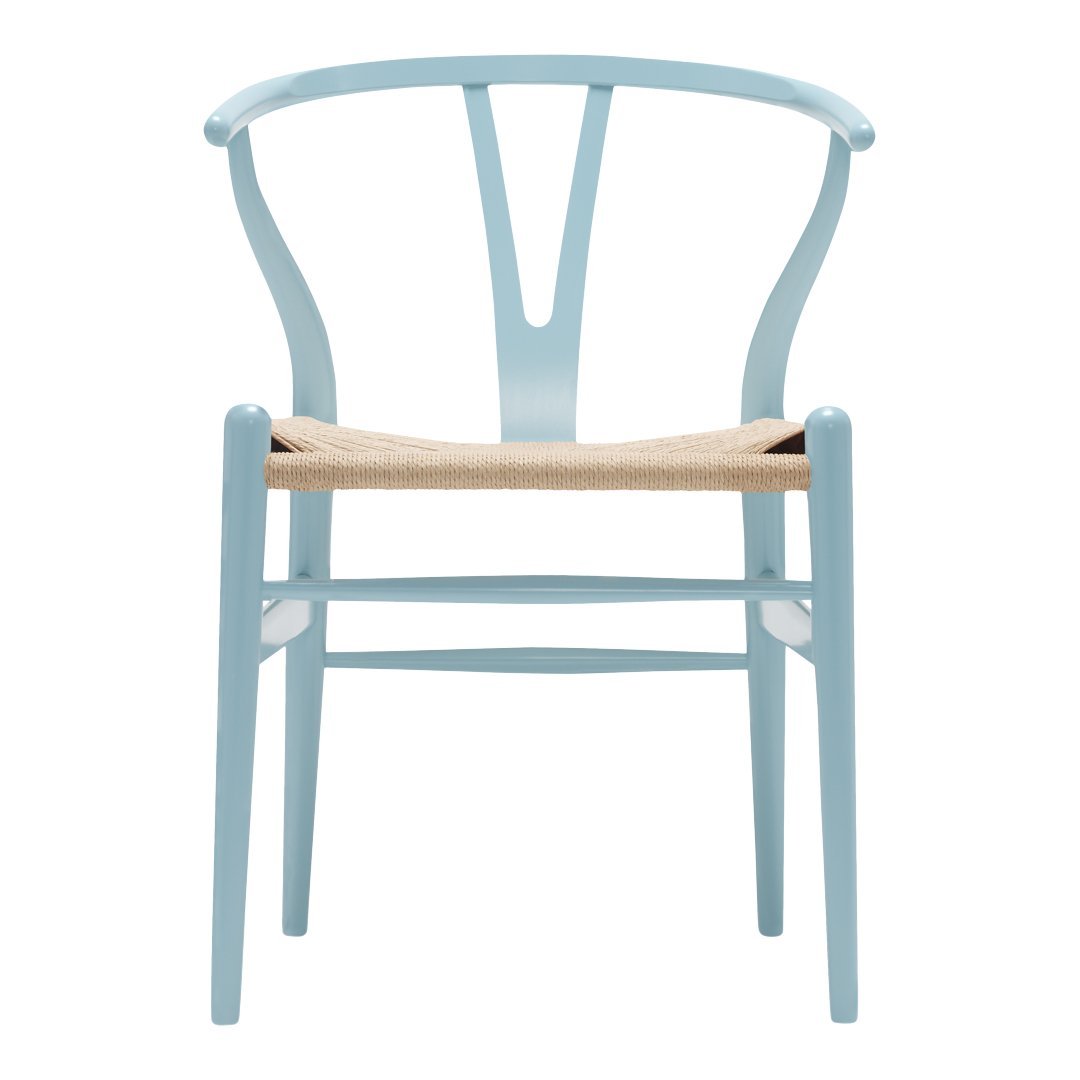 CH24 Wishbone Chair - Modern Scandinavian Dining Chair in Soft Colors | Perfect for Dining Rooms, Kitchens, and Home Offices