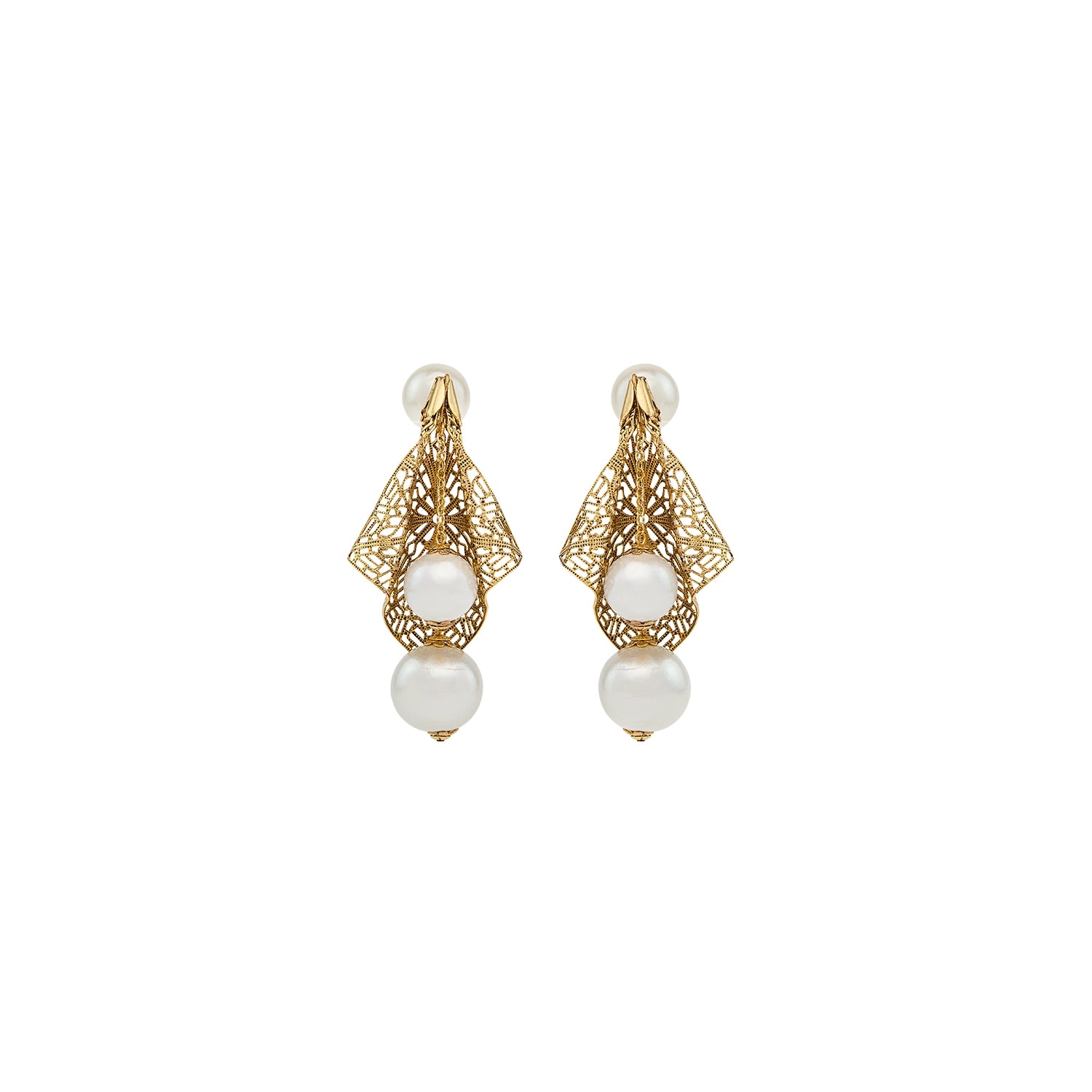 APOLLINE EARRINGS - Elegant Gold Hoop Earrings for Women | Hypoallergenic & Lightweight | Perfect for Parties, Weddings & Everyday Wear